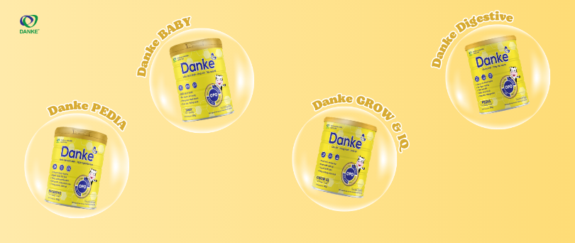 Sữa công thức Danke là loại sữa được sản xuất với công thức đặc biệt giúp bé thoát khỏi tình trạng táo bón