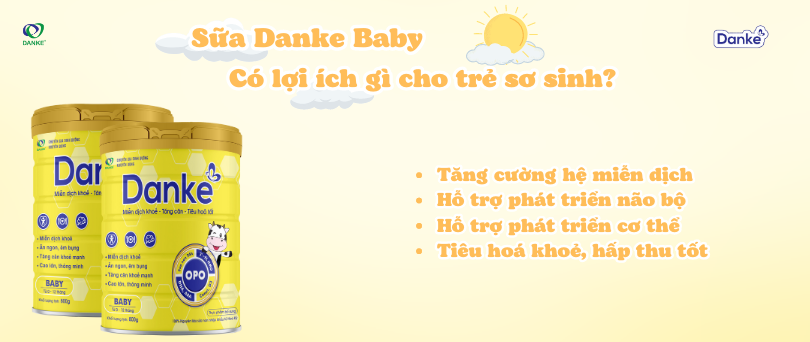 Lợi ích của Sữa công thức Danke Baby