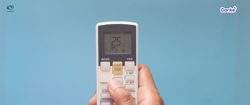 Nếu gia đình có sử dụng máy lạnh, nên để nhiệt độ ở mức vừa phải, khoảng 25 - 27 độ C