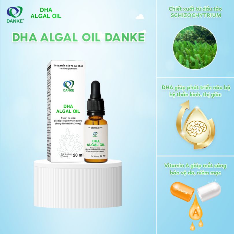 Bổ sung vitamin A thông qua DHA Algal Oil Danke