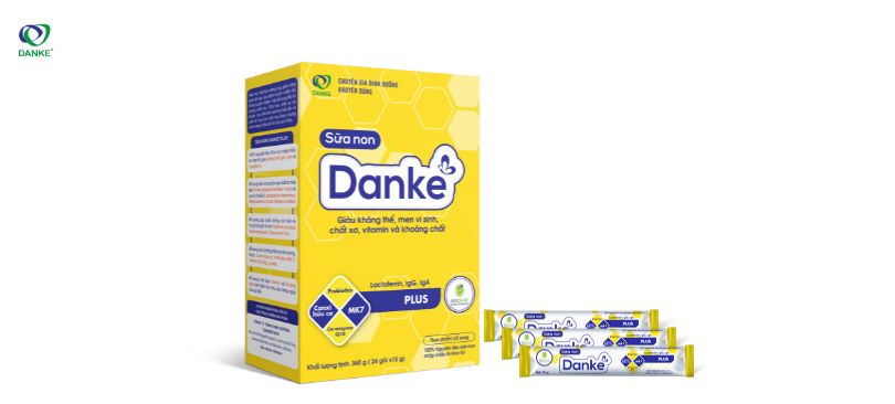 Sữa non Danke là một loại sữa bổ sung sắt cho trẻ được nhiều mẹ tin dùng nhất