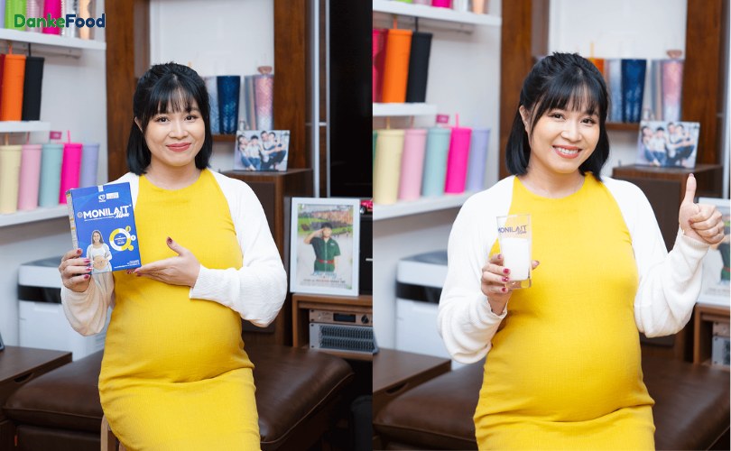 MC Hoàng Linh tin chọn sữa bầu Monilait Mom trong 3 tháng cuối thai kỳ